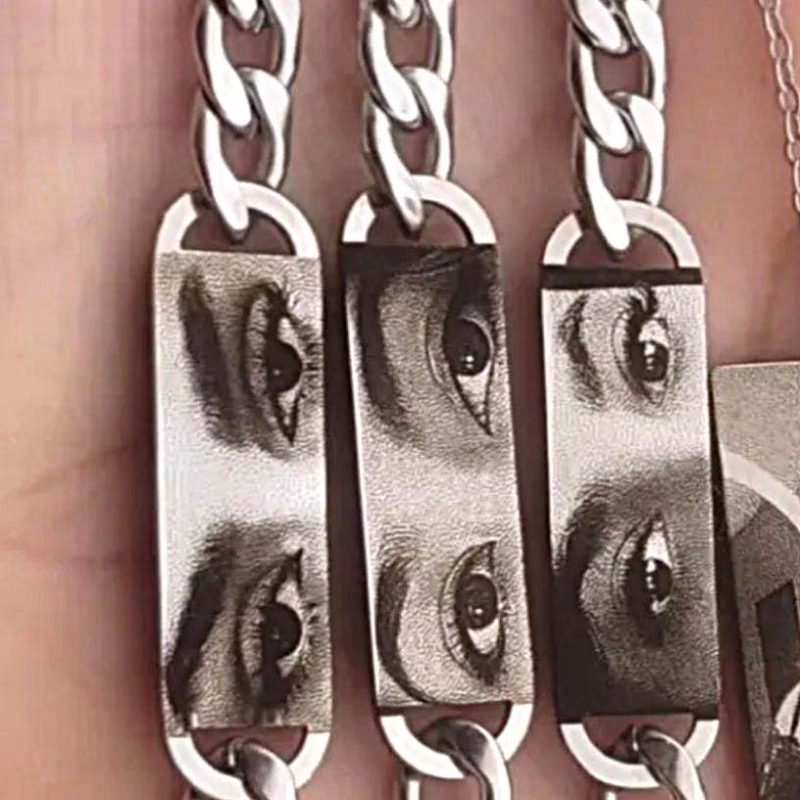 دستبند استیل با حک چشم